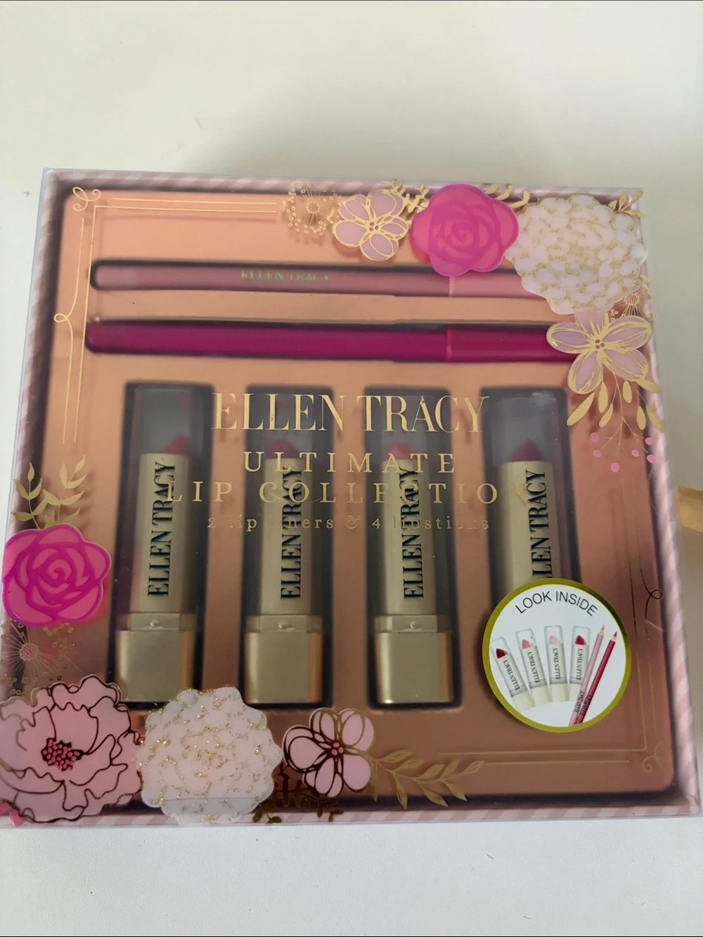 Ellen Tracy Lipstick Lip & Liners - Pink & Rose Hues
